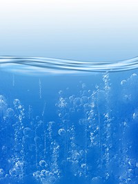 blue water